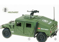 الحرف الخضراء مطلي ديكور المنزل ، نموذج سيارات الدفع الرباعي العسكرية الإلكترونية