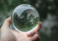 زخرفة الزجاج كرة بلورية شفافة قطرها 30 سم اختياري