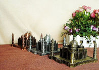 المواد المعدنية ديي الحرفية الهدايا بناء العالم الشهير نموذج الهند تاج محل نسخة طبق الأصل