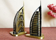 الهدايا الحرفية المصنوعة من البرونز المطلي بالبرونز ، نموذج بناء العالم الشهير لفندق برج العرب