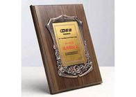 التذكارية الدرع الخشبي البلاك 930 غرام تصميم مخصص الديكور المعدنية للحصول على جوائز