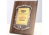 التذكارية الدرع الخشبي البلاك 930 غرام تصميم مخصص الديكور المعدنية للحصول على جوائز