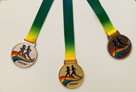 تذكارات ماراثون معدنية 70 مم ميداليات رياضية مخصصة