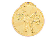 جوائز الميداليات المعدنية المخصصة 65 * 65 مم لمسابقة التايكوندو