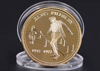 إلفيس بريسلي نجمة معدنية مخصصة حدث ميداليات موسيقى الروك تذكارية عملة