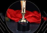 Crystal Globe Hollowing Out Custom Trophy Awards تلميع السطح مع علبة هدية