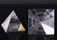 K9 جوائز مادة الكريستال والزجاج الأبيض تخصيص حجم مع قاعدة معدنية الذهب