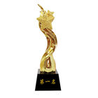 الراتنج جائزة النجم الأعلى OEM كأس الذهب الكأس نصوص شعار مخصصة